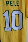 Pele Signed Vintage Brazil FC Home Soccer Jersey #10 with Beckett COA