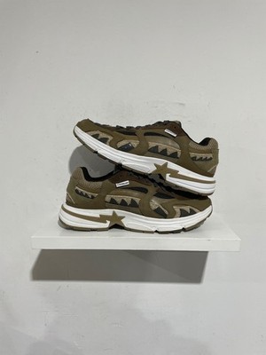 A BATHING APE BROWN BAPE STA SHARK M2 SIZE 13 PREOWNED