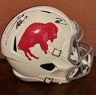 Josh Allen Buffalo Bills Signed Football Helmet BAS Authenticated — photo 1