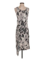 Simply Vera Vera Wang Women Gray Casual Dress S