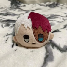 My Hero Academia Face Plush Keychain Todoroki Shoto Daiso