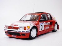 Peugeot 205 Turbo 16 - T16 N°3 Rallye Ypres 1985 1/18 B. Darniche