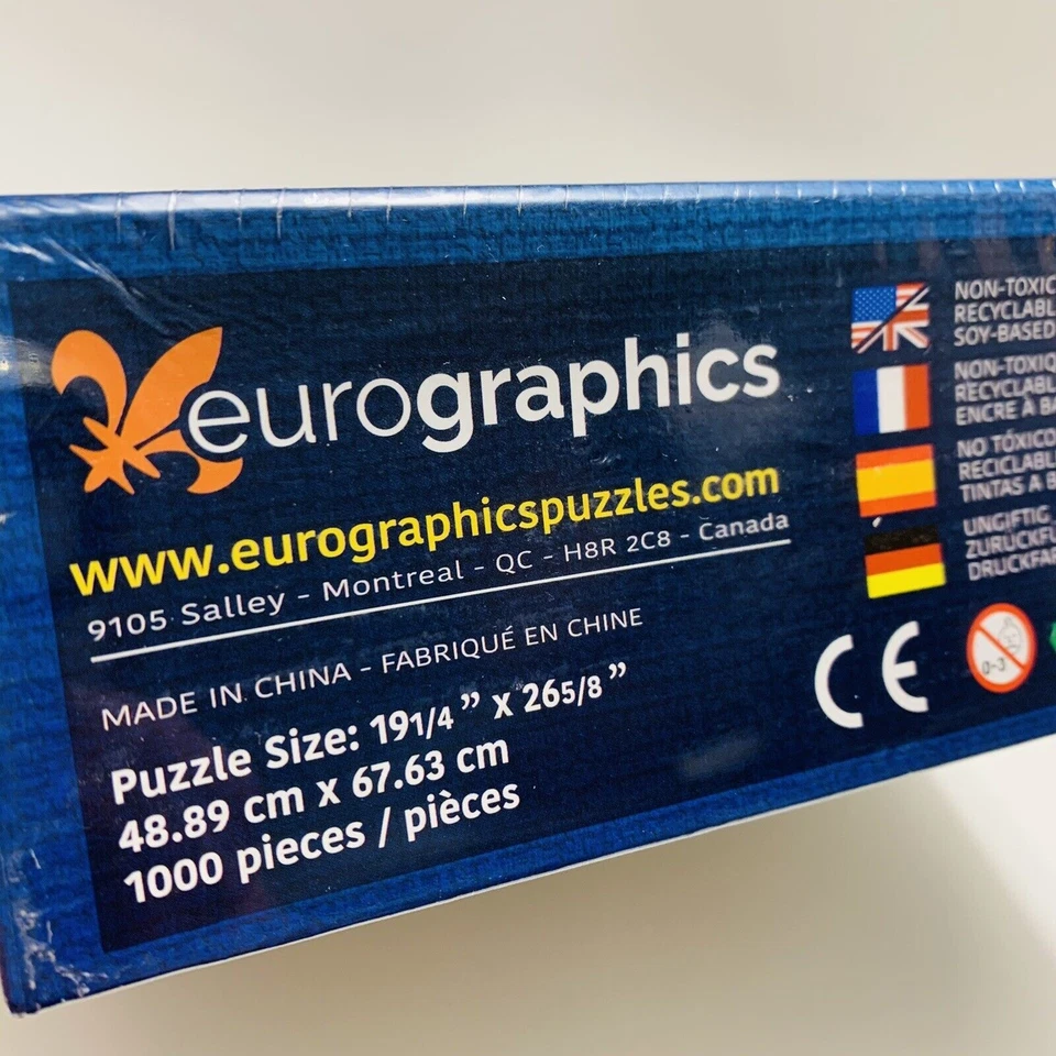 Cozy Cabin Eurographics Jigsaw Puzzle 1000 Pieces Dominic Davison 19x26 NEW - Image 4 of 4