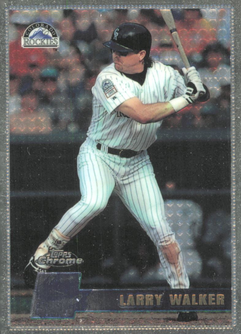 1996 Topps Chrome Larry Walker Colorado Rockies #147