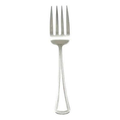 Oneida NEEDLEPOINT Oneidacraft 18/8 Silverware Beaded Flatware Salad Pastry Fork
