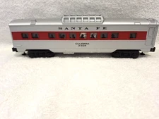 Lionel Santa Fe Culebra # 2404 Illuminated Vista Dome Car New Old Stock