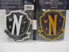 NEW Lot of 2 Wednesday Addams Official Licensed MGM Nevermore Patch School