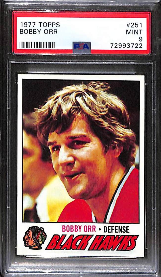 1977 TOPPS #251 BOBBY ORR PSA 9 Mint 72993722