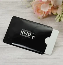 2 RFID Blocking Sleeves Credit Card Protector Holder Theft Protection Secure