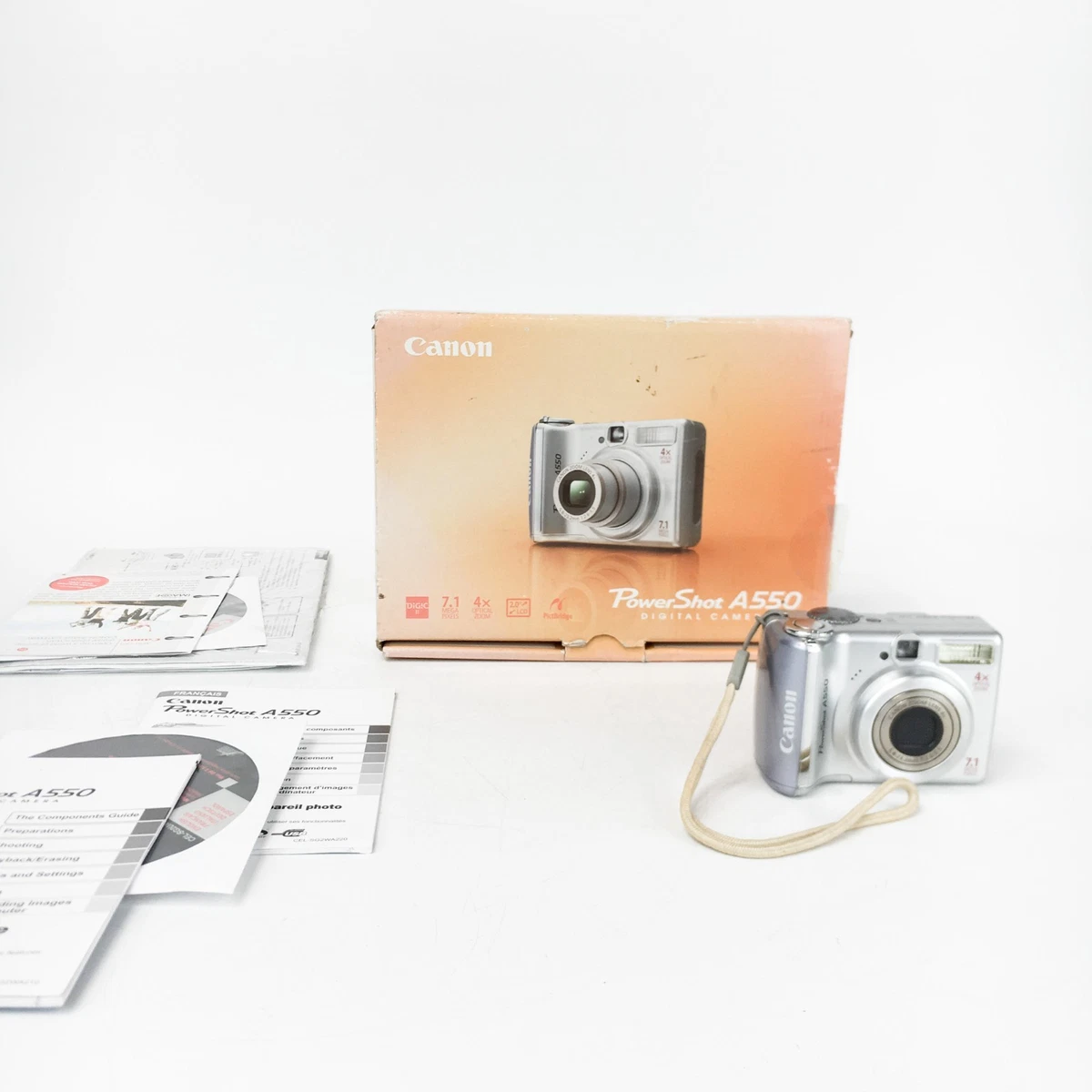 Preços baixos em Canon PowerShot Canon Powershot A550 Câmeras