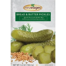 Mrs. Wages Quick Process 5.3 Oz. Bread & Butter Pickling Mix W620-J7425 Mrs.
