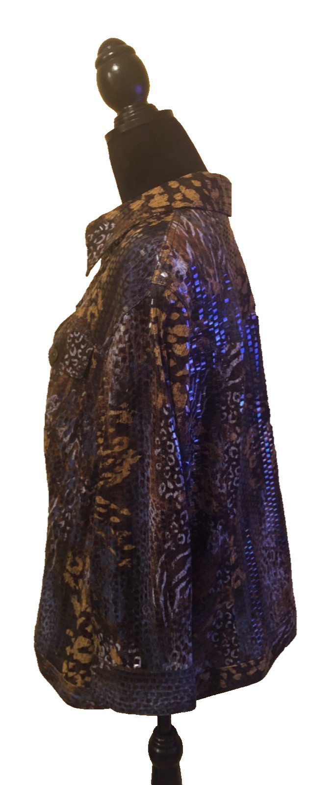 Ruby Red Ladies Multicolored Sparkles Long Sleeve… - image 3