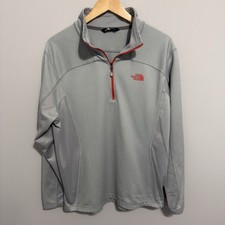 The North Face Pullover Men s Gray Quarter Zi...