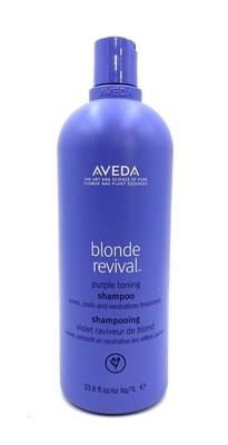 New! Aveda BLONDE REVIVAL Purple Toning Shampoo  Jumbo ~ 1000mL / 33.8 Oz