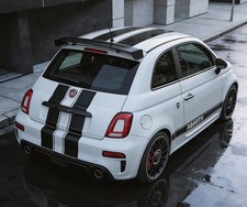 Fasce Adesive Cofano Tetto Baule Compatibile con Fiat 500 Abarth  Auto tuning