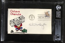 Deke Slayton Signed NASA Mercury 7 Astronaut First Day Cover BECKETT