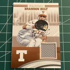 Brandon Belt College Game worn Relic Texas Longhorns SF Giants Legend MLB