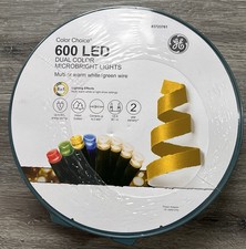 NEW - GE Color Choice 600-Count 125-Ft Multi-Function Color Changing LED Lights