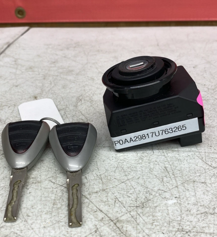 2007 Porsche Cayman 987 interruptor de ignição com chaveiro 99761816101 - Imagem 4 de 4