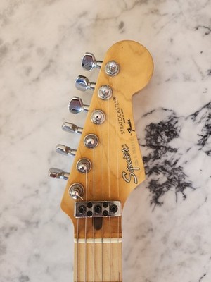 squire ギター 1987 E Series Fender Squier Stratocaster w/ Tremolo. Made in Japan