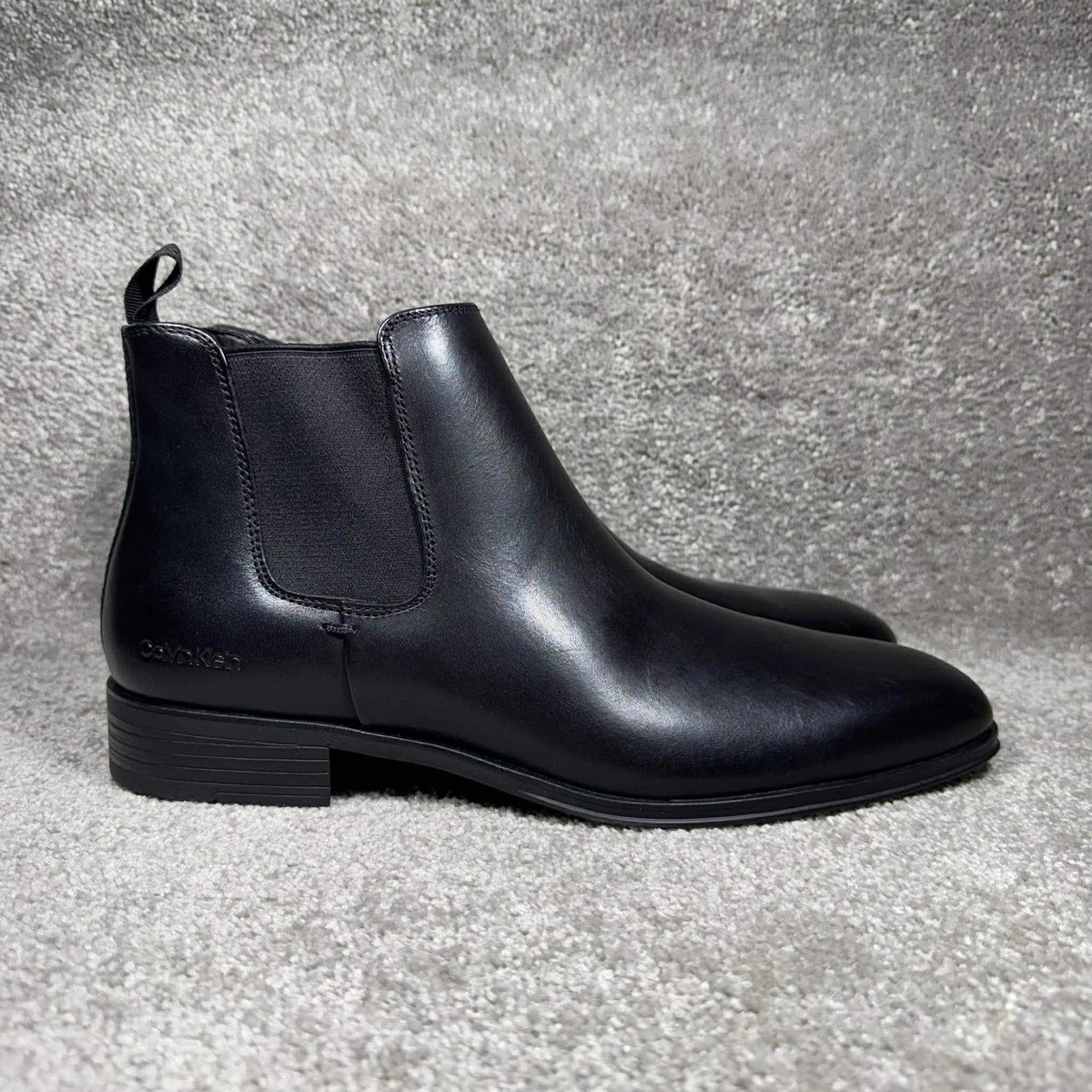 Calvin Klein Chelsea Boots Black Leather Donto CMDONTO  display picture 1