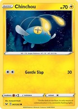 Chinchou (067) 067/202 C SWSH01: Sword & Shield Base Set Pokemon TCG Card NM