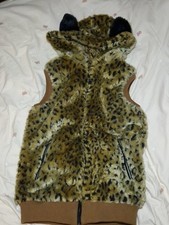 gothic damen Glp ☆ Leoparden Weste ☆ Punk ☆ Einzigartig Größe M ☆ Kawaii