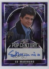 2024 Leaf Metal Pop Century Purple Crystals 3/8 Ed Marinaro #BA-EM1 Auto qf8