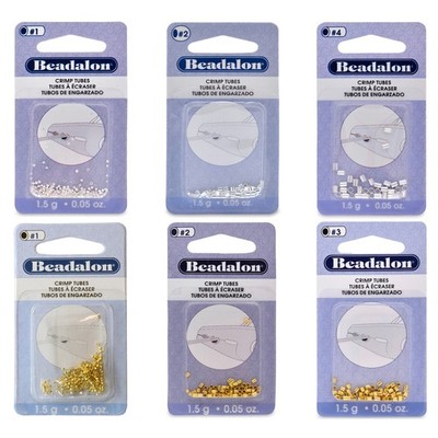 Beadalon  Crimp Tuben Schmuckteile * versch. Farben & Größen
