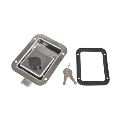 RV Truck Door Tool Box Lock Standard Flush Latch with GasketStainless Steel P...
