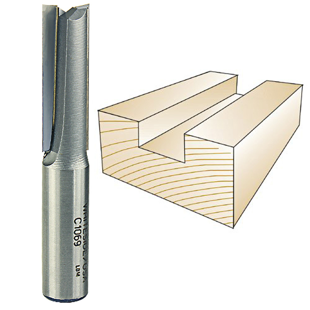 Whiteside C1069 CNC Router Bit 1/2"SH, 1/2"CD, 1-1/2"CL