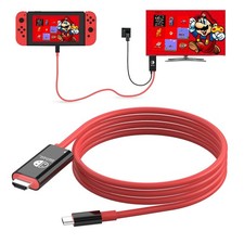 USB C to HDMI Adapter Cable for Nintendo Switch Dock,6FT/1.8M Switch Docking ...
