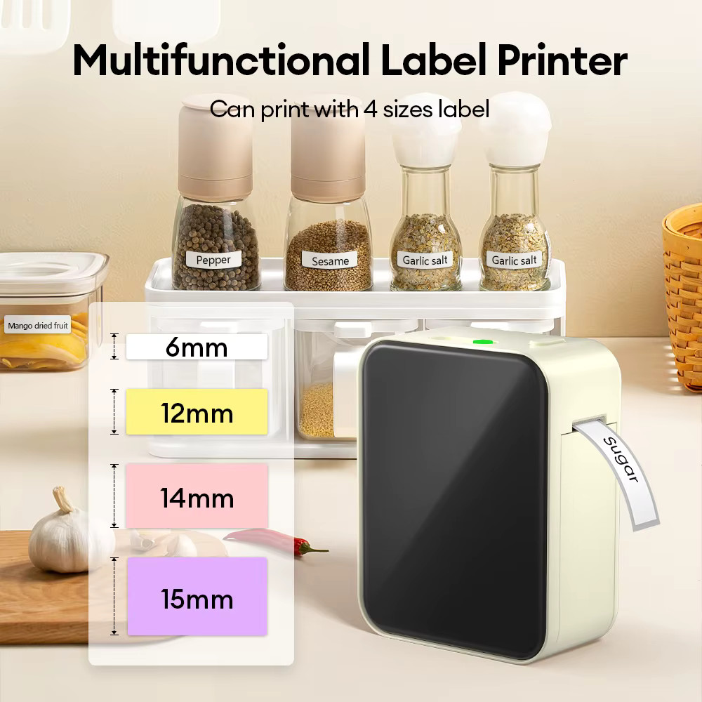Marklife P15 Stampante termica per etichette Mini etichettatrice portatile senza foto 3