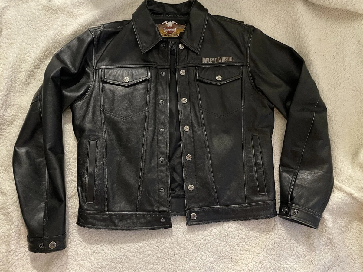 Harley Davidson Leather Jacket Embossed for sale | eBay