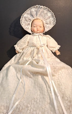Creepy Cute - You decide Baby Doll Made in Taiwan White Gown Possibly Bisque.