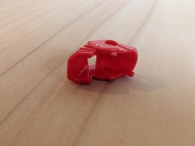 Lego Horse Armored Red Barding From Set 70402 Gatehouse Raid Black Dragon Heads