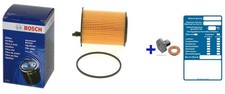 BOSCH Ölfilter + Ölablassschraube für PEUGEOT 1007 107 2008 206 207 208 3008