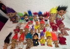 HUGE Lot of Troll Dolls Rare Russ D.A.M Thomas Dean Norfin and More