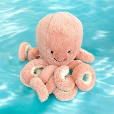Jellycat Small Odell Octopus Plush 9” Pink Coral Stuffed Animal Lovey