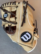 Wilson A450 A04RB191075 10.75  Baseball Glove Mitt Right Throw Brown Tan