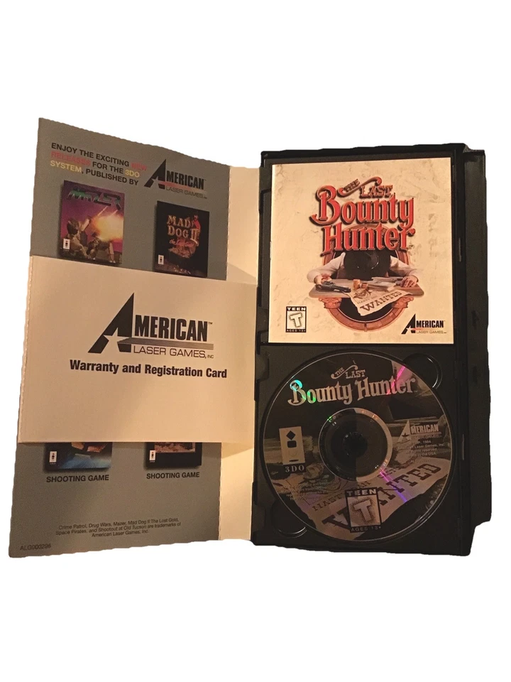 The Last Bounty Hunter RARE Open Box 1993 3DO Near Mint Condition P1 - Image 2 of 3