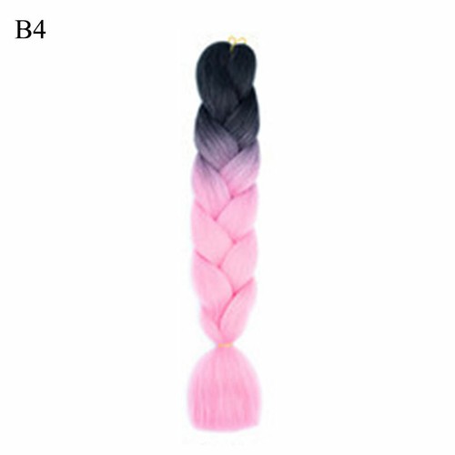 24" 100g Jumbo Hair Extensions kanekalon Braiding Hair Box Twist Braid Women Men - Picture 56 of 104