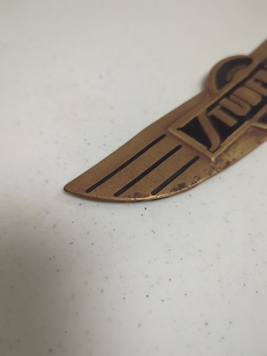 RARE Brass Era Studebaker Truck Emblem Grille? Teens 20's 30's Badge Ornament - Picture 2 of 24