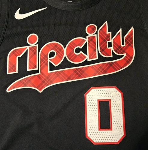 Nike Damian Lillard Portland Trail Blazers RIP CITY Authentic ADV Jersey Sz 48+2 - Picture 9 of 14