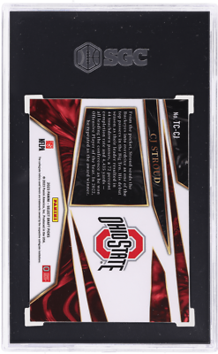 2023 Panini Select Draft Picks CJ Stroud Turbocharged #2 SGC 9.5