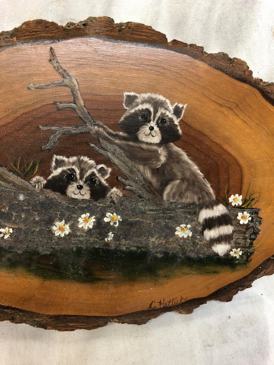 HETTICH C HETTICH RACCOON WALL HANGING 13 3/4