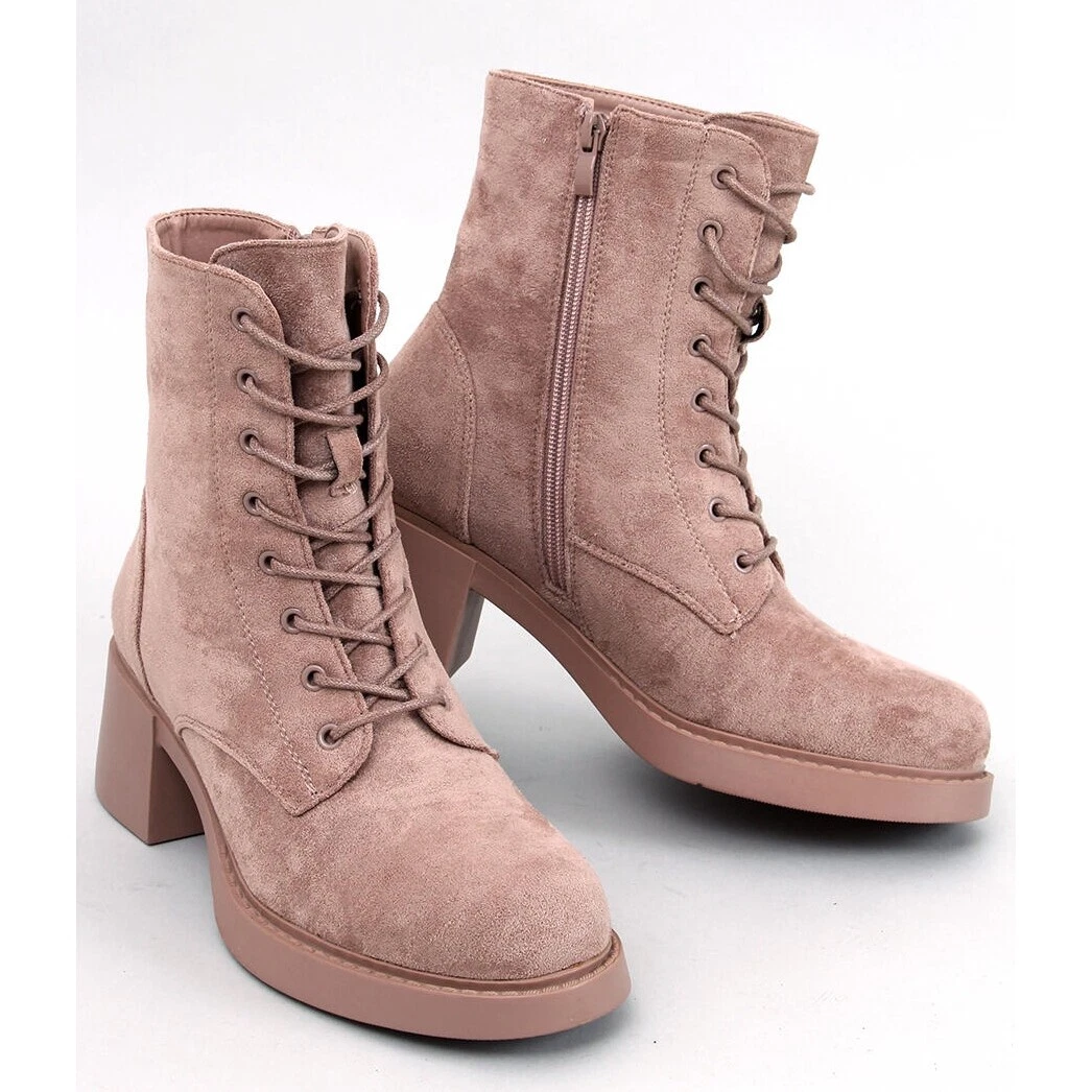 Mayfield botines caqui con cordones beige eBay