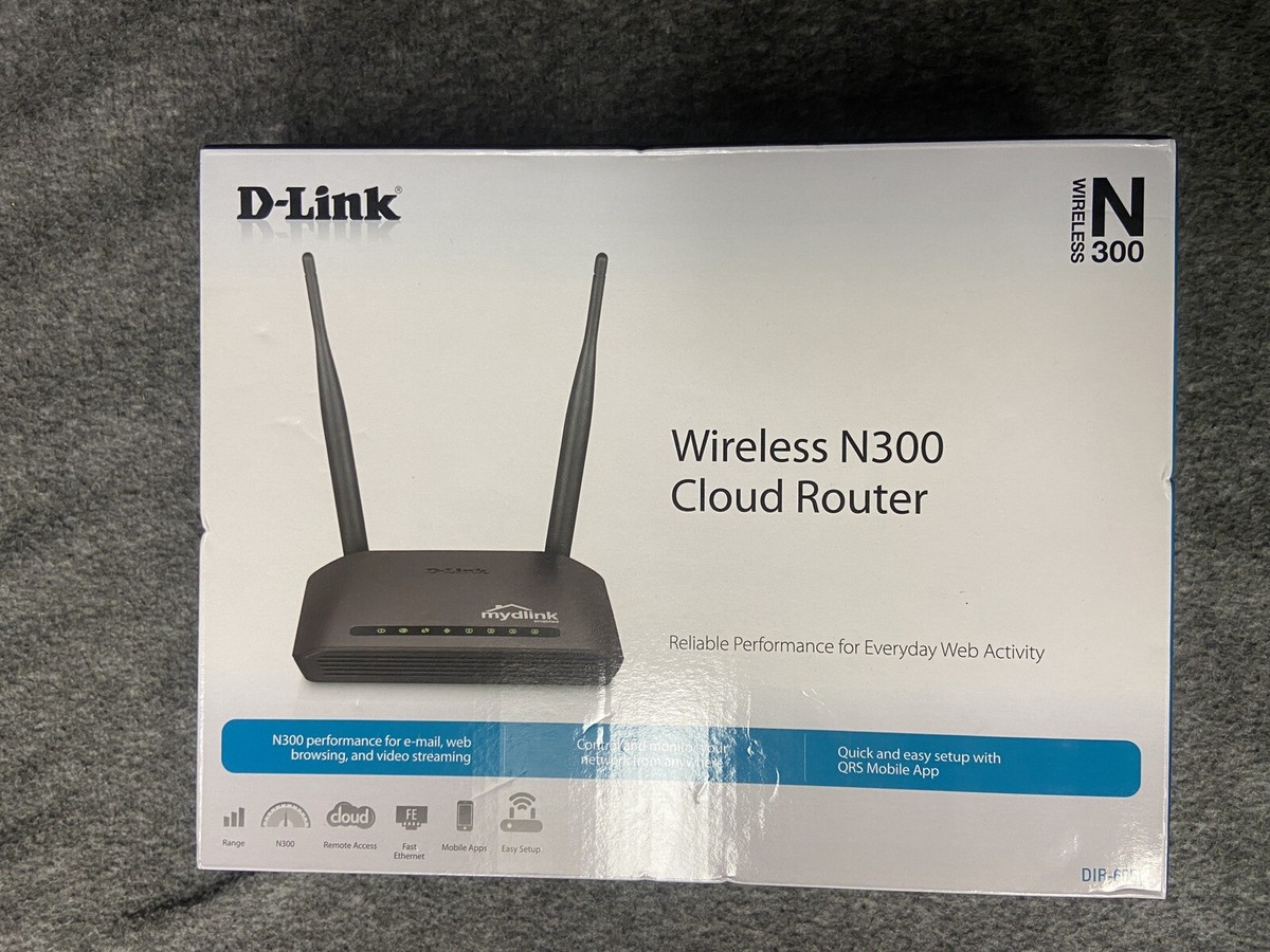 D-Link Cloud Router D-Link Wireless N300 Cloud Router DIR-605L - App ...