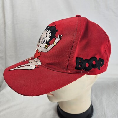 Betty Boop Snapback Red Big Logo Hat Cap Universal Studios