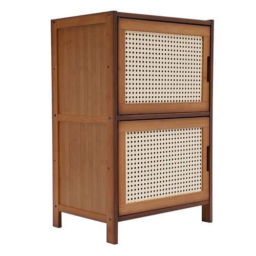 Modern Nightstand 2 Drawers End Side Table Bedside Table with Storage Cupboard - Picture 13 of 22